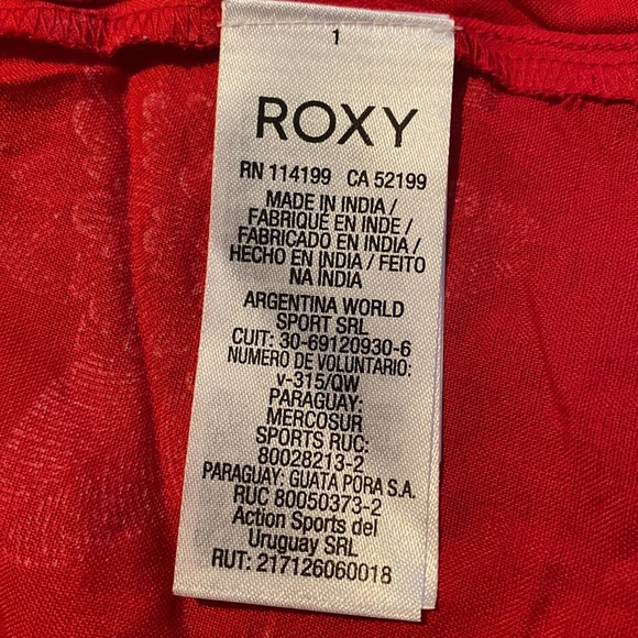 NWTS Roxy Red Halter Top - Picture 11 of 12